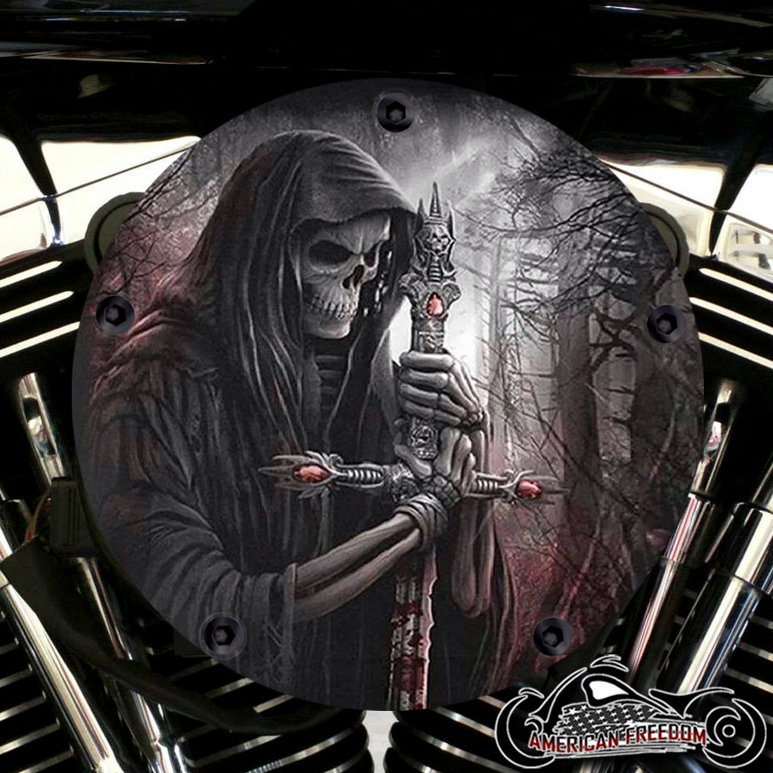 Harley Davidson High Flow Air Cleaner Cover - Sword Reaper